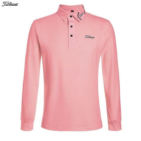 titleist 타이틀리스트 7종 남성 골프 긴팔 카라티셔츠